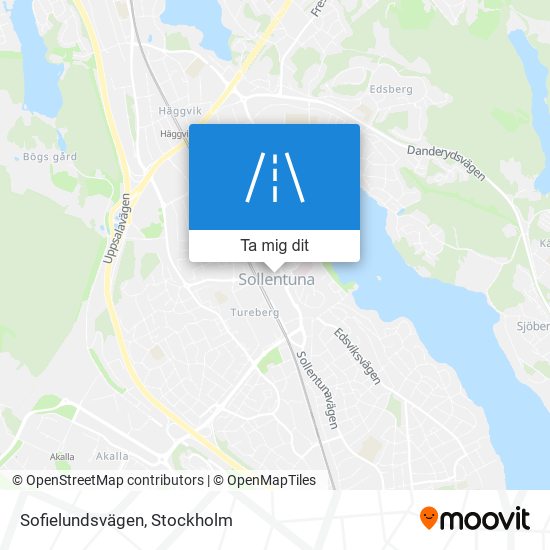 Sofielundsvägen karta