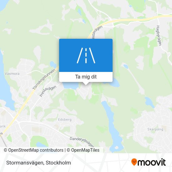 Stormansvägen karta