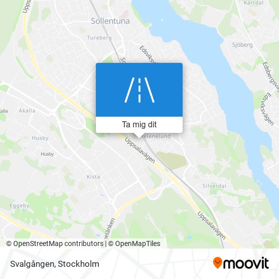 Svalgången karta