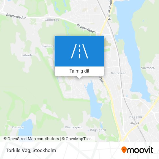 Torkils Väg karta