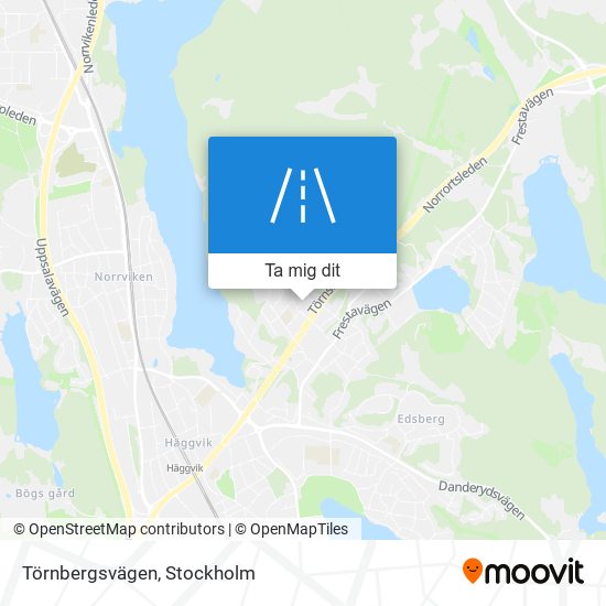 Törnbergsvägen karta