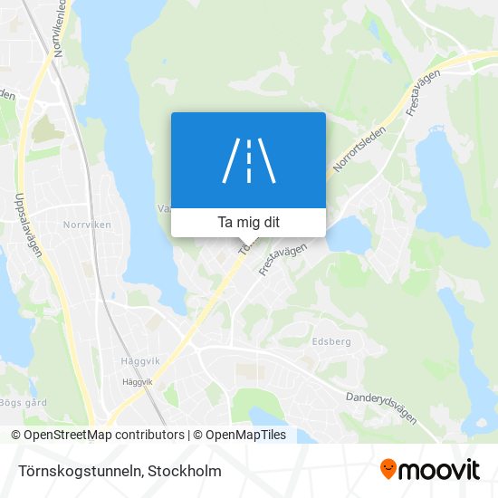 Törnskogstunneln karta