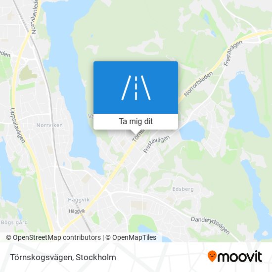 Törnskogsvägen karta