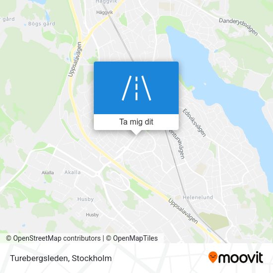 Turebergsleden karta