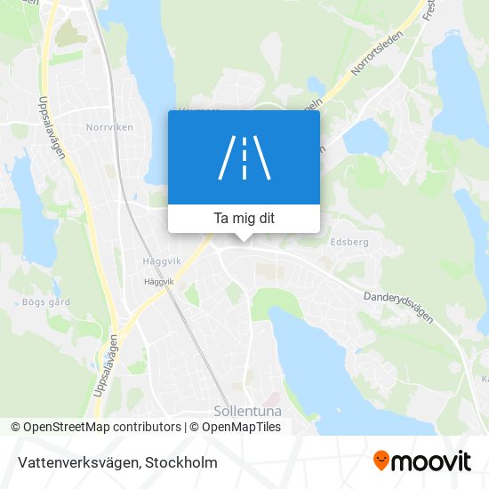 Vattenverksvägen karta