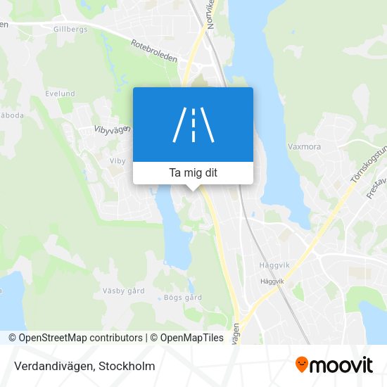 Verdandivägen karta