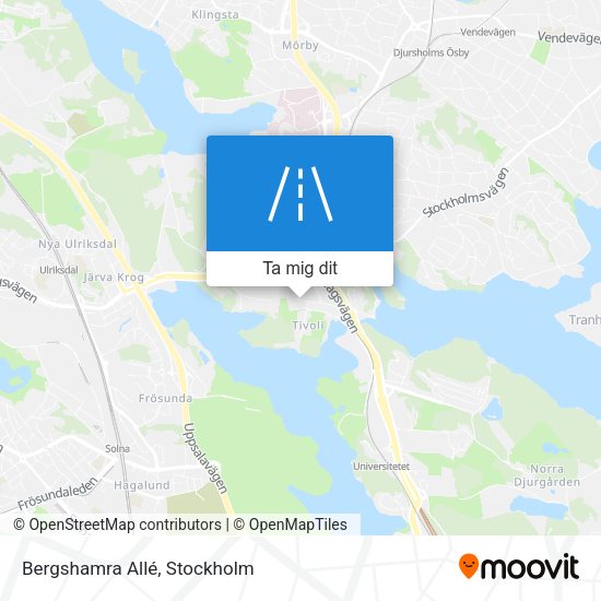 Bergshamra Allé karta