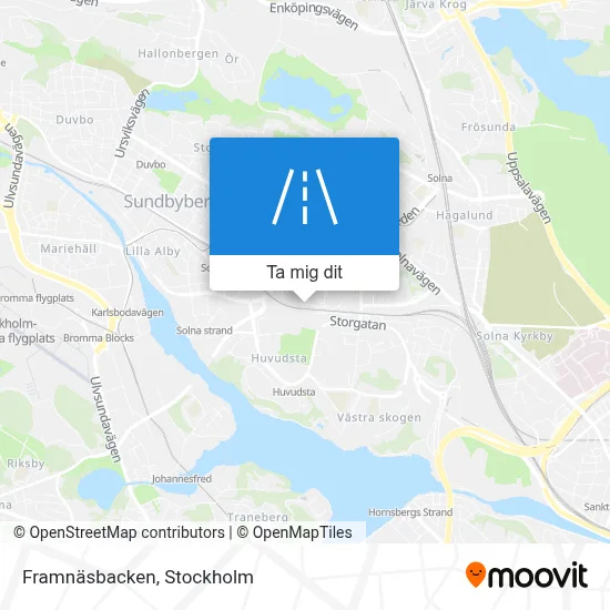 Framnäsbacken karta