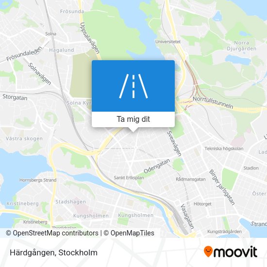 Härdgången karta
