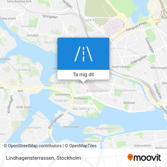 Lindhagensterrassen karta