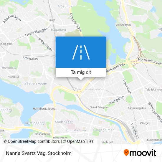 Nanna Svartz Väg karta