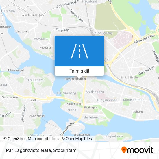 Pär Lagerkvists Gata karta