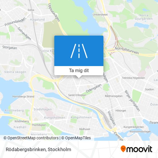Rödabergsbrinken karta