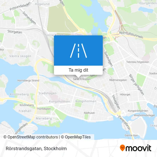 Rörstrandsgatan karta
