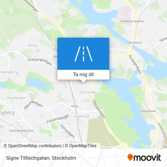 Signe Tillischgatan karta