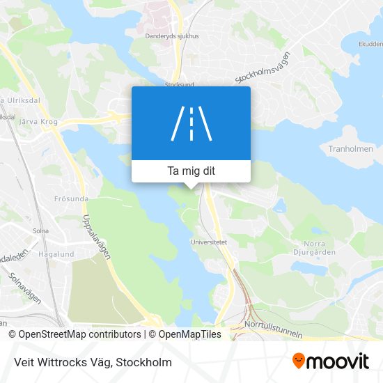 Veit Wittrocks Väg karta