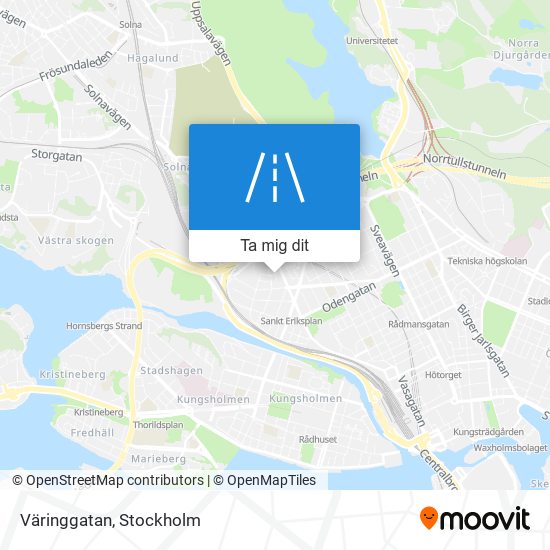 Väringgatan karta