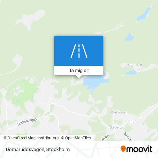 Domaruddsvägen karta