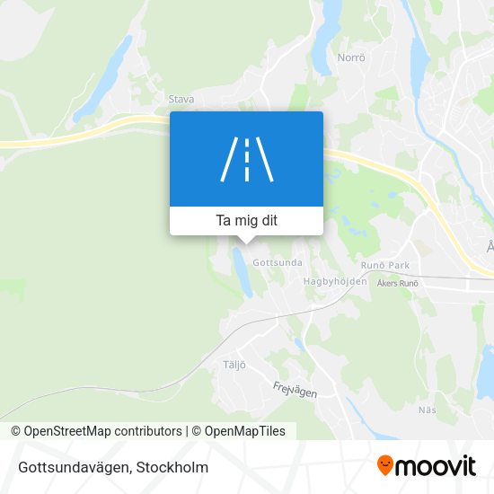 Gottsundavägen karta