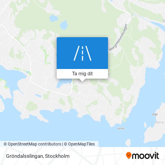 Gröndalsslingan karta