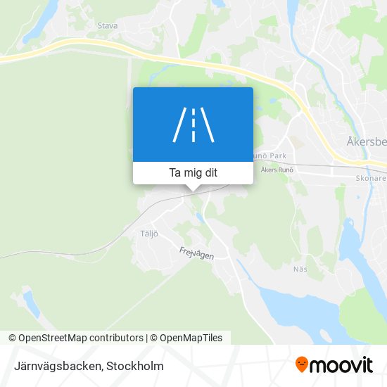 Järnvägsbacken karta