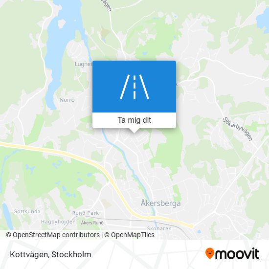 Kottvägen karta