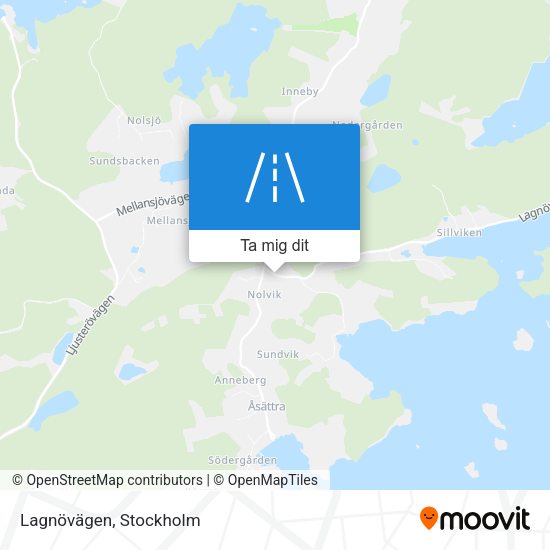 Lagnövägen karta
