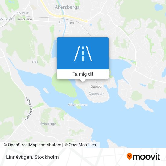 Linnévägen karta