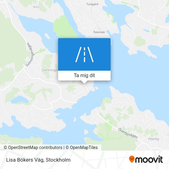 Lisa Bökers Väg karta