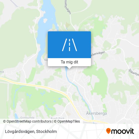 Lövgårdsvägen karta