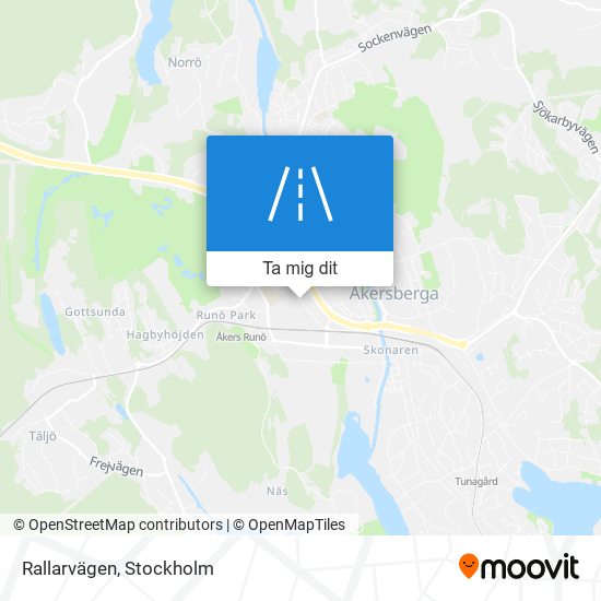 Rallarvägen karta