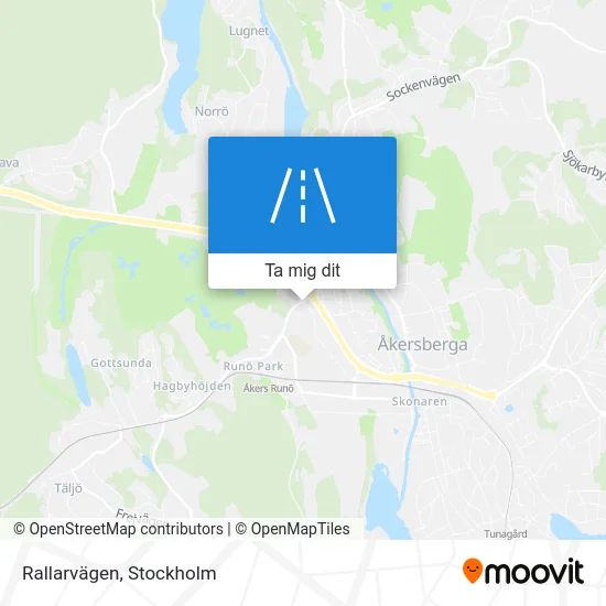 Rallarvägen karta