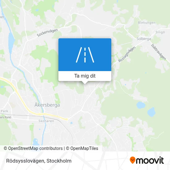 Rödsysslovägen karta