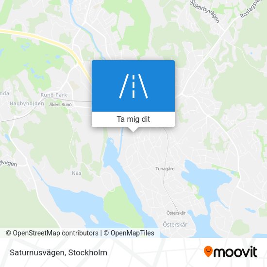 Saturnusvägen karta