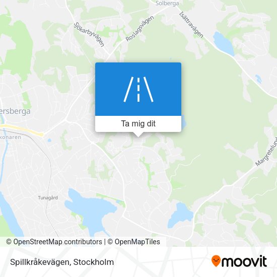 Spillkråkevägen karta