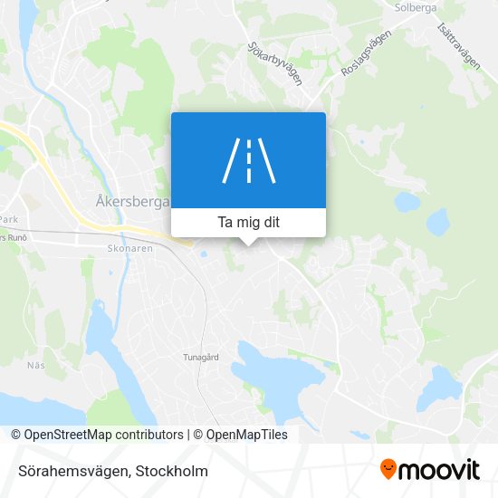 Sörahemsvägen karta