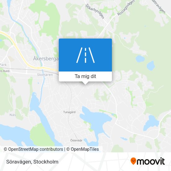 Söravägen karta