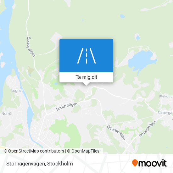 Storhagenvägen karta