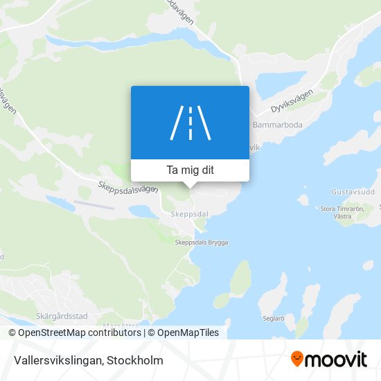 Vallersvikslingan karta