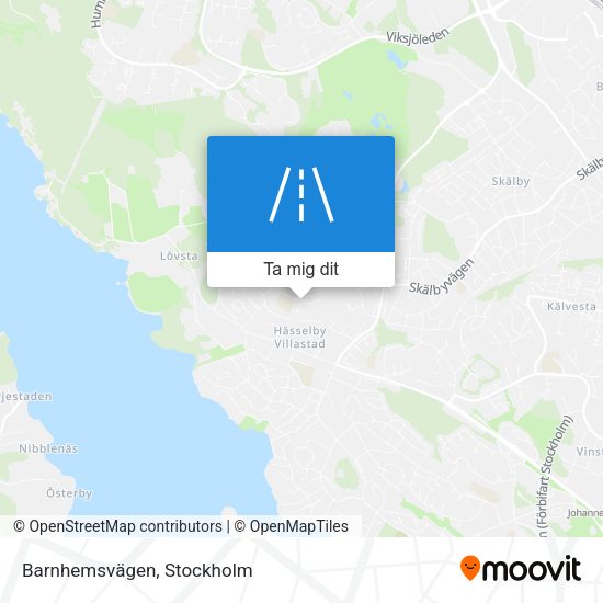 Barnhemsvägen karta