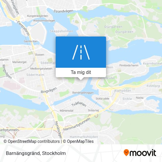 Barnängsgränd karta