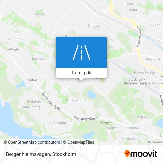 Bergenhielmsvägen karta