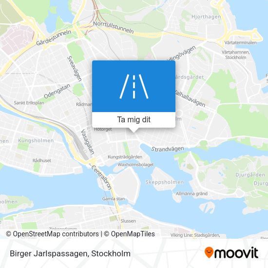 Birger Jarlspassagen karta