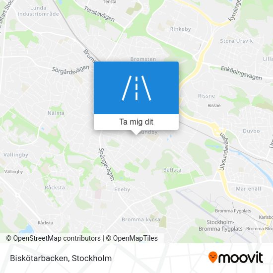 Biskötarbacken karta