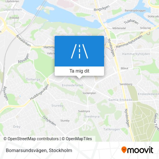 Bomarsundsvägen karta