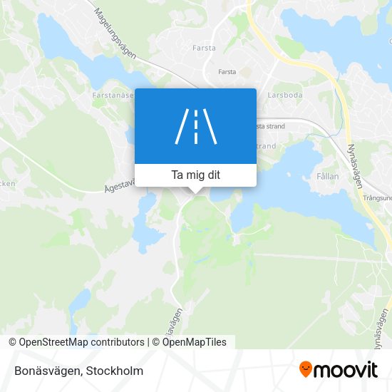 Bonäsvägen karta