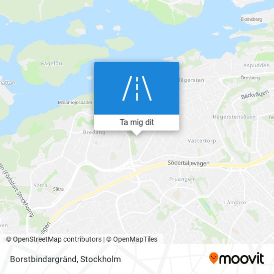 Borstbindargränd karta