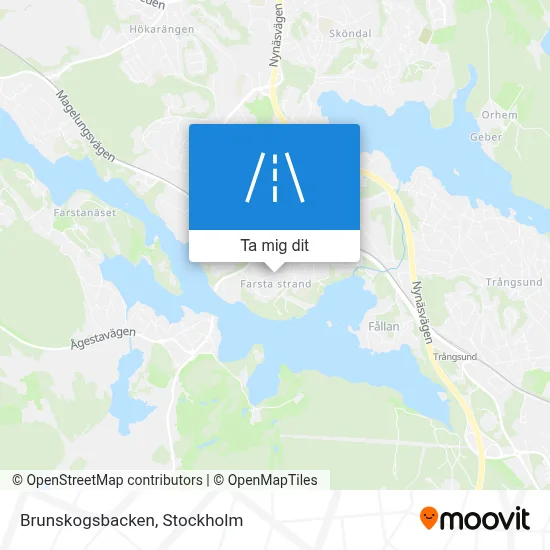 Brunskogsbacken karta