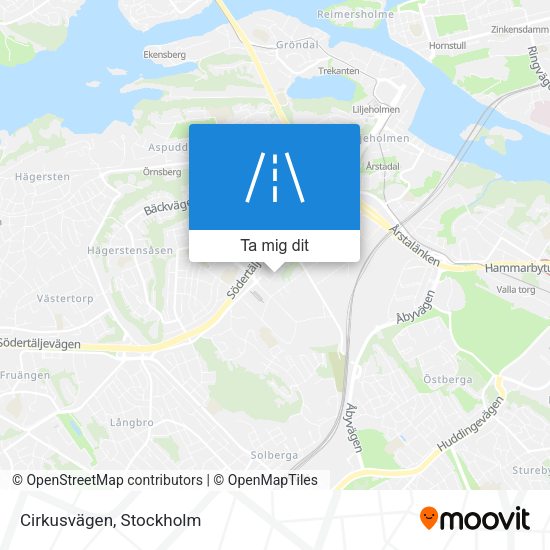 Cirkusvägen karta