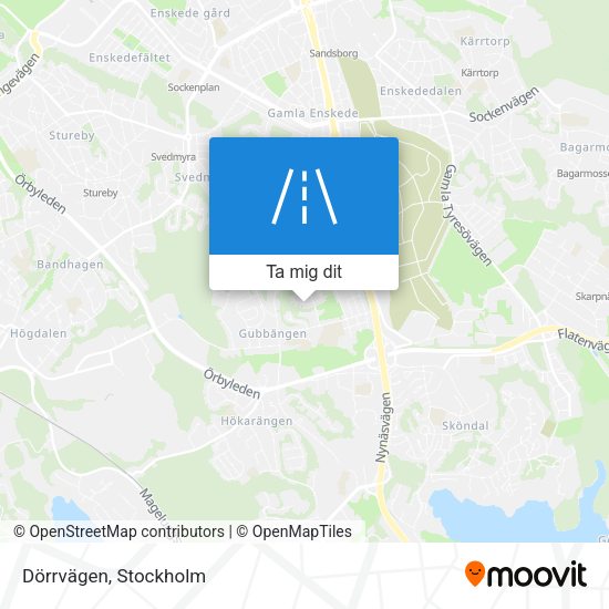 Dörrvägen karta